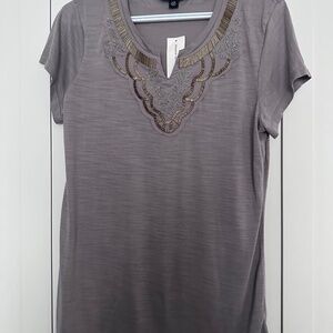 Banana Republic Short Sleeve Decorative Shirt